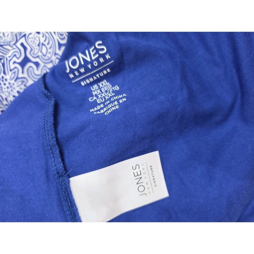 Jones New York Signature Womens XXL The Patch Pocket Skort Sapphire Combo - Picture 8 of 9